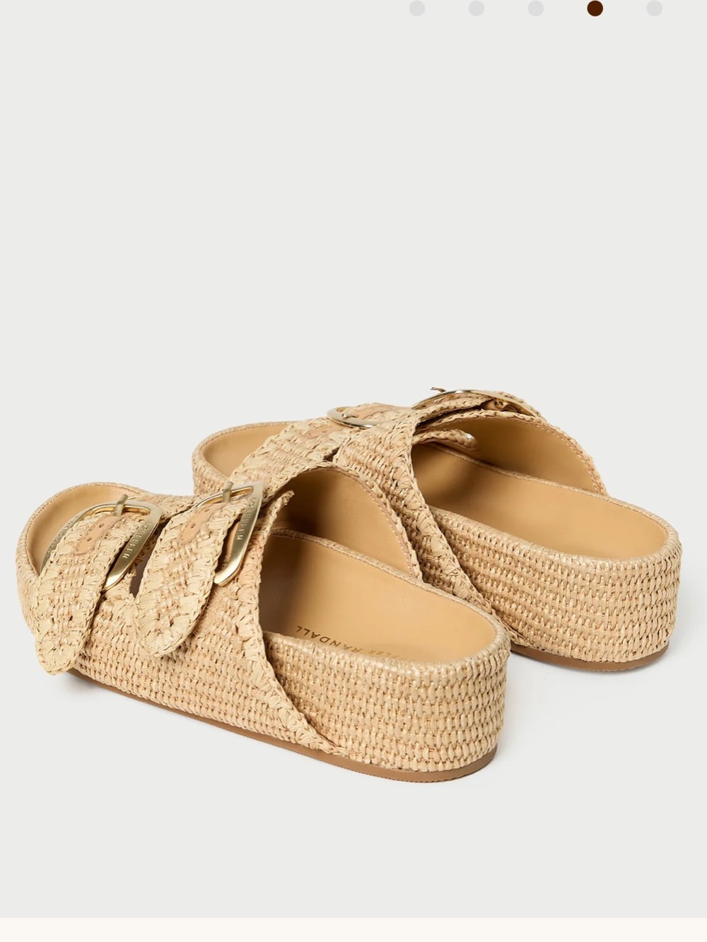 Loeffler Randall Nico Natural Two−Band Sandal - Picture 11 of 11